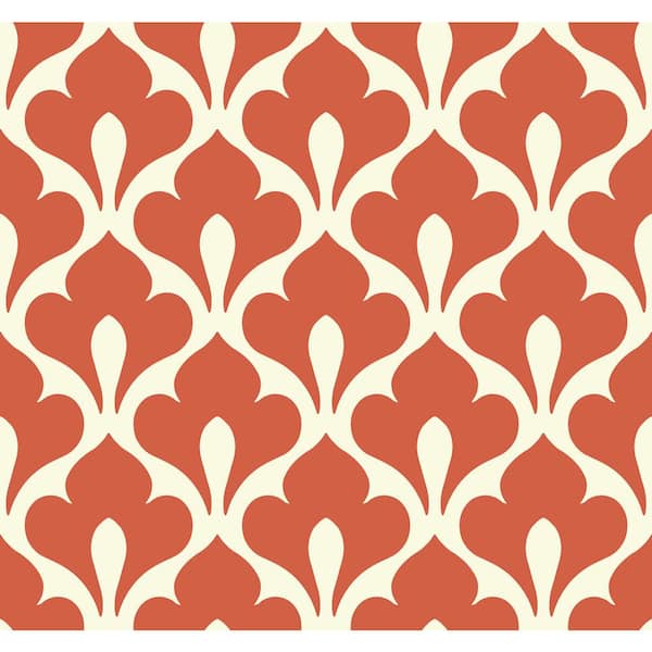 Seabrook Designs Grenada Fleur de Lis Paper Strippable Roll (Covers 60.75 sq. ft.)