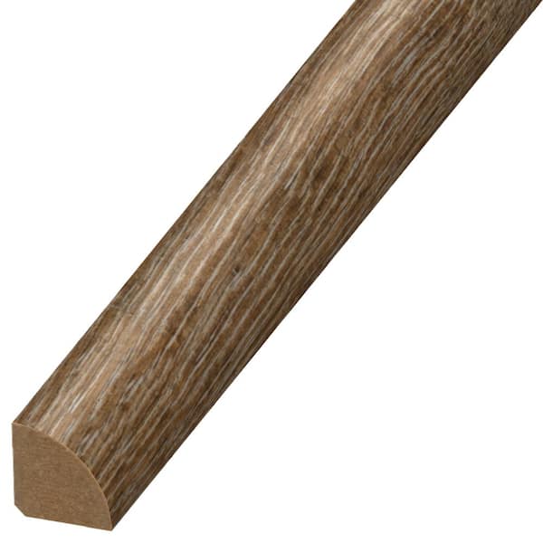 DuraDecor Classy Chic All About Almond 0.75 in. T x 0.75 in. W x 94 in. L Quarter Round Molding
