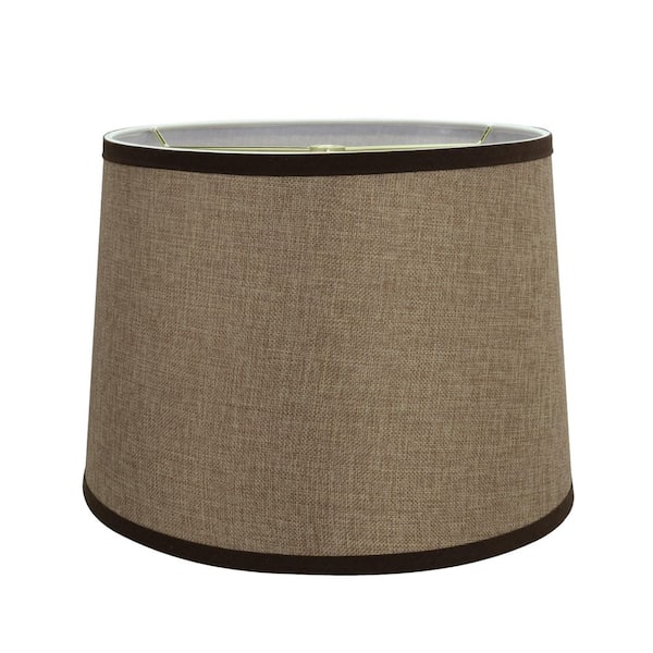 Aspen Creative 32324 Transitional Hardback Empire Shaped Spider Construction Lamp Shade in Straw Yellow 14 inch Wide 12 inch x 14 inch x 10 inch