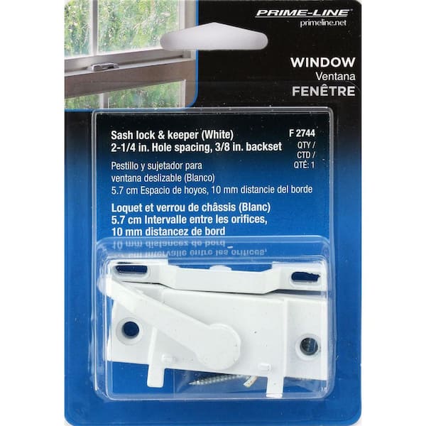 Prime-Line White Powder Coat Diecast Construction Used on Single