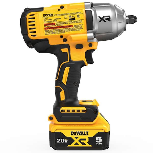 DEWALT - 20V MAX Lithium-Ion Cordless 1/2 in. Impact Wrench Kit with ATOMIC 20V MAX Cordless 1/2 in. Ratchet