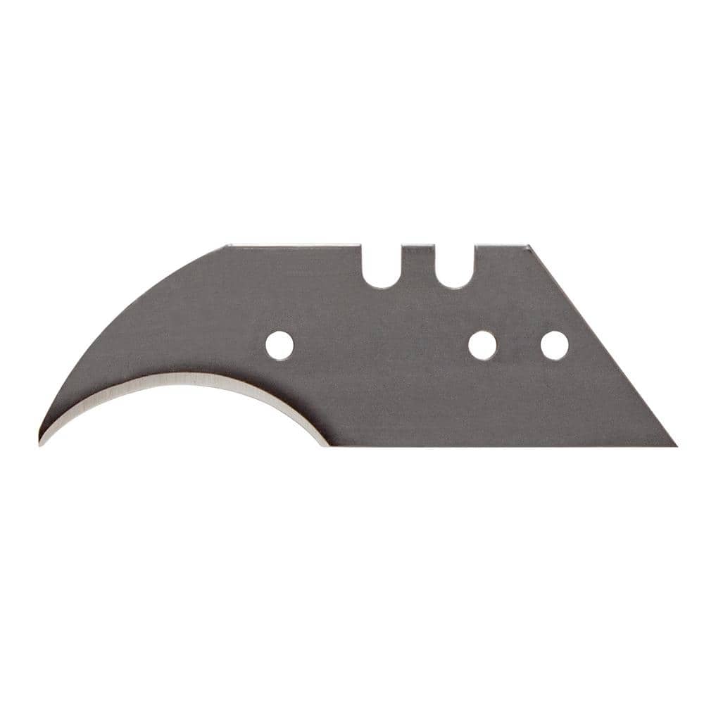 Heavy Duty Rounded Corner Notched Utility Knife Blades 5 Pack