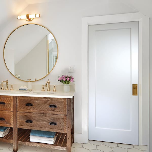 CODEL DOORS Ovolo Bead 24 in. x 80 in. 1-Panel Solid Wood Core
