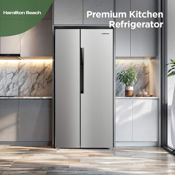 冷凍ML50 SM20 SS20 ADL20 PS50 Hamilton Beach 15.6 cu. ft. Side By Side Refrigerator in Stainless