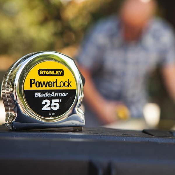 NEW 25 Ft x 1 In Stanley Powerlock Tape Measure 10’ Reach Durable Belt Clip 