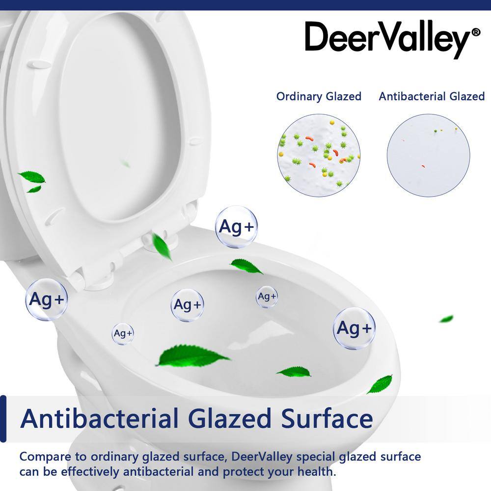 White Round Dual Flush ADA Chair Height Toilet with Soft Close Seat