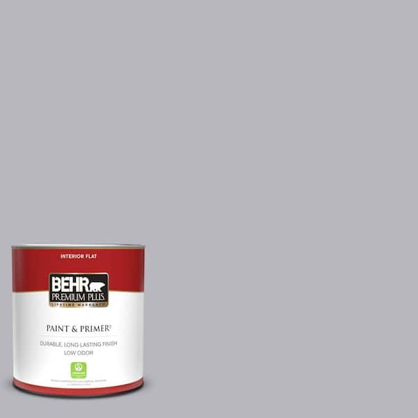 BEHR PREMIUM PLUS 1 qt. #N550-3 Best in Show Flat Low Odor Interior Paint & Primer