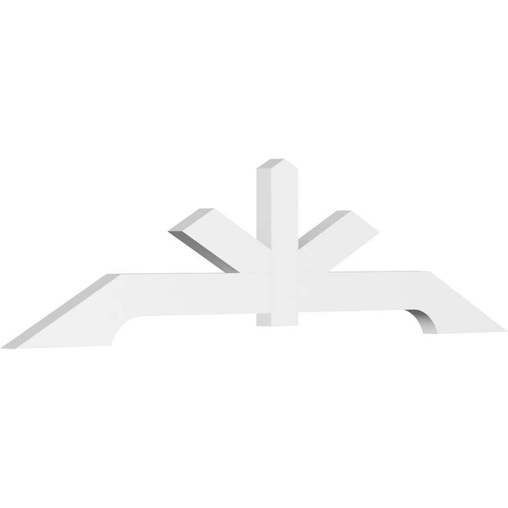 72 in. W x 18 in. H x 2 in. D x 4 in. F, 6/12 Pitch, Vanguard Signature Urethane Gable Bracket, Primed Tan price history on PriceWatchPro