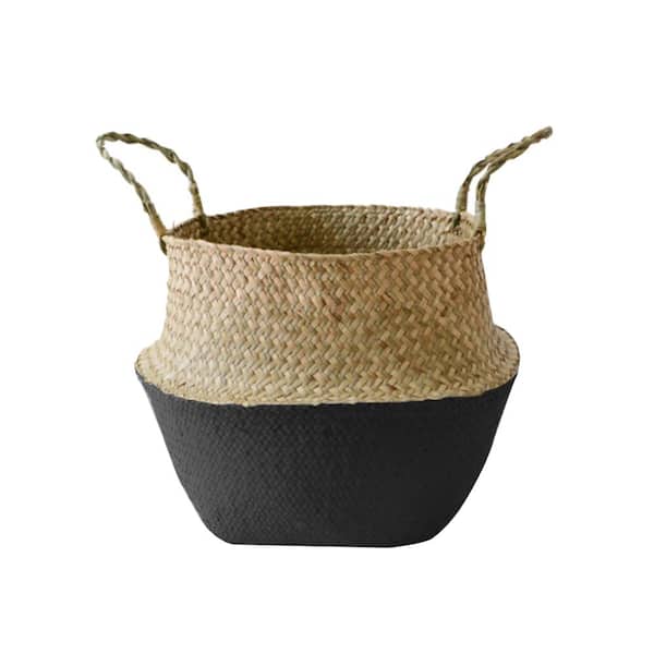 Unbranded Sea Grass Fabric Planter Basket Indoor Outdoor, Flower Pots Cover, Plant Containers（2-piece）