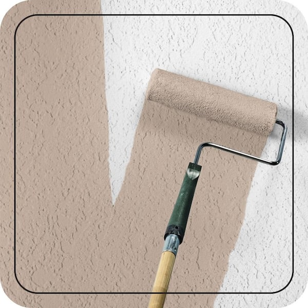 5 gal. #BXC-13 Rustic Rose Satin Interior/Exterior Masonry, Stucco and Brick Paint