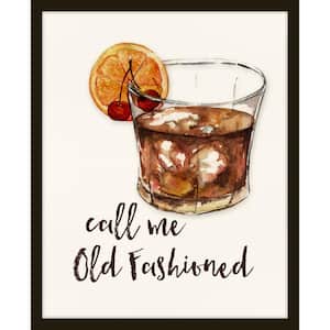 22 in. x 26 in. "Call Me Old Fashioned" Framed Giclee Print Wall Art