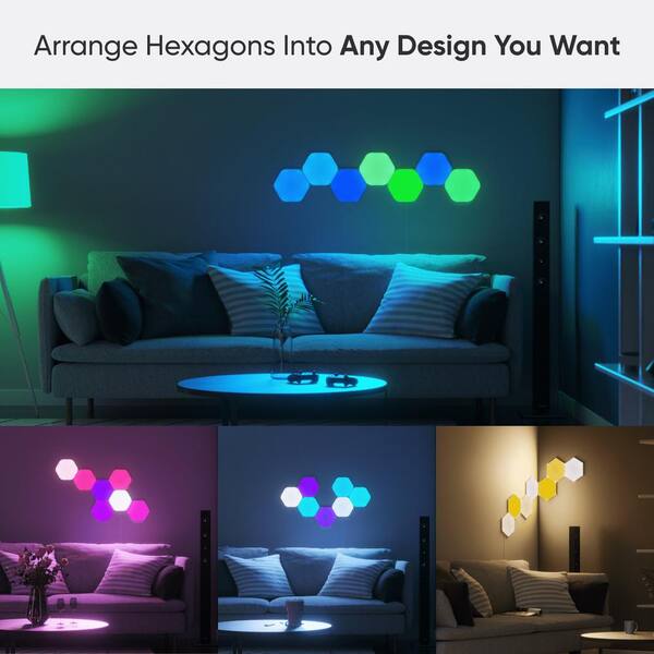 Nanoleaf Shapes | Smart Color-Changing LED Wall Light Panels