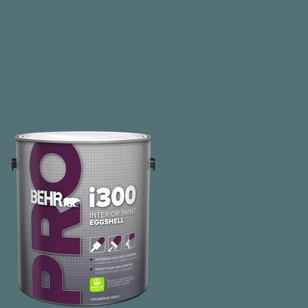 BEHR PRO 1 gal. #HDC-CL-22 Sophisticated Teal Eggshell Interior Paint  PR33301 - The Home Depot