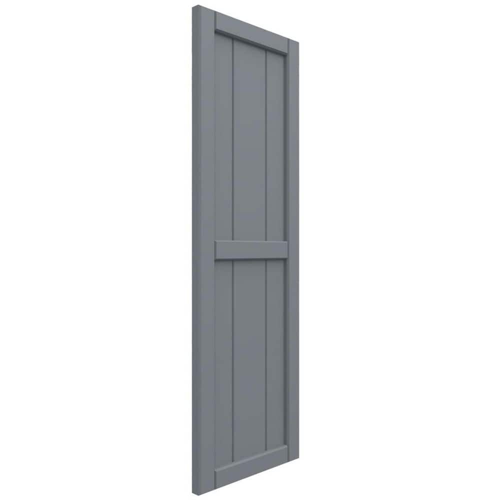 "16 1/8""W x 73""H EnduraCore Composite, 3-Board Framed Board-n-Batten Shutters, Ocean Swell (Pair-No Hardware)" price history on PriceWatchPro