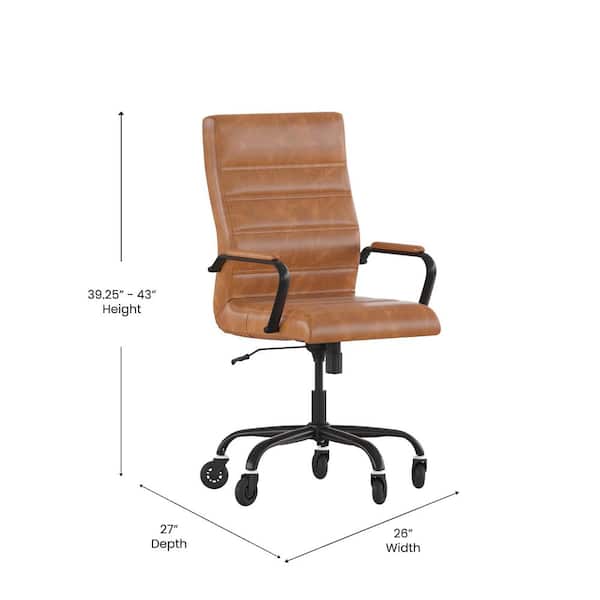 https://images.thdstatic.com/productImages/e295604a-ae40-58a7-95a7-cb550d20e59c/svn/brown-leathersoft-black-frame-carnegy-avenue-task-chairs-cga-go-505219-br-hd-1f_600.jpg