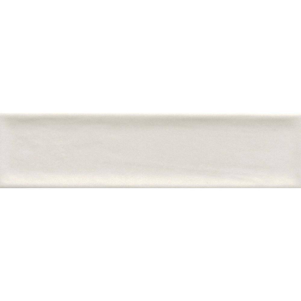 Raku White 3x12 Matte Ceramic Wall Tile