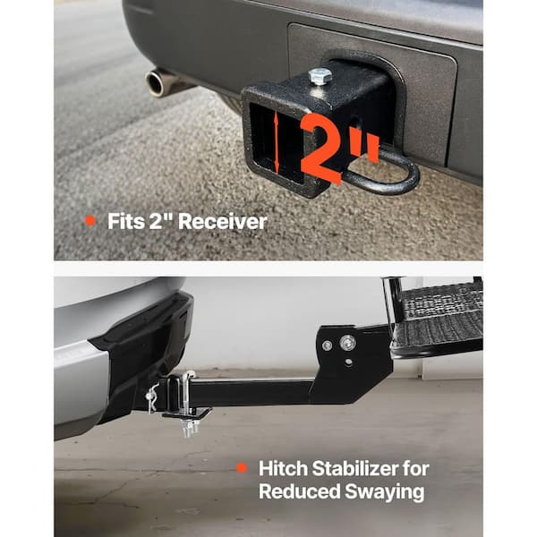 70 x 30 x 6 in. Hitch Cargo Carrier Folding with Reflective Reminder Hitch Lock Fits 2 in. Receivers, 500 lbs. Capacity