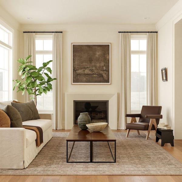 Hillstone Dark Beige 7 ft. 10 in. x 10 ft. Traditional Vintage Medallion Area Rug