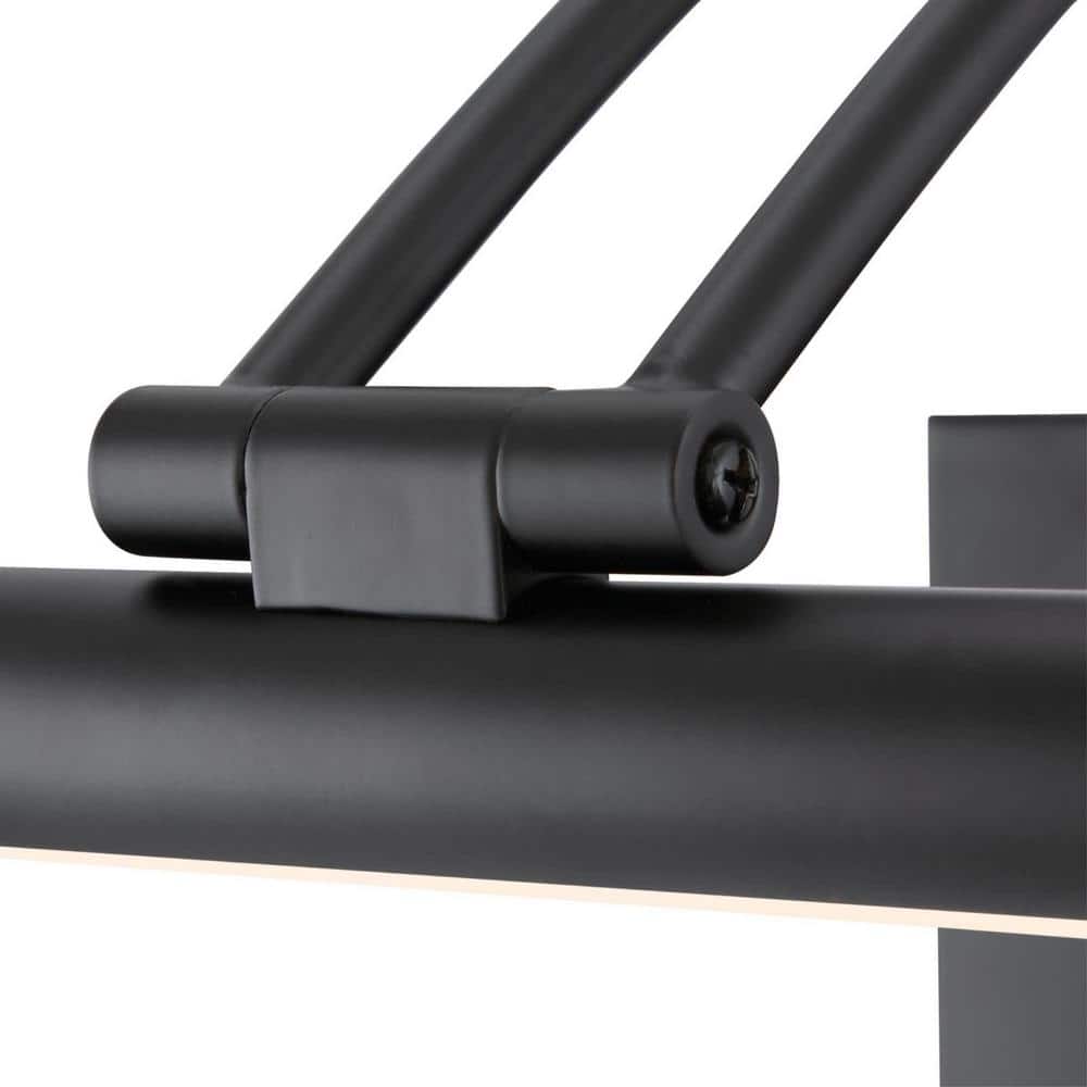 Matte Black Adjustable LED Picture Light with Dimmable Feature
