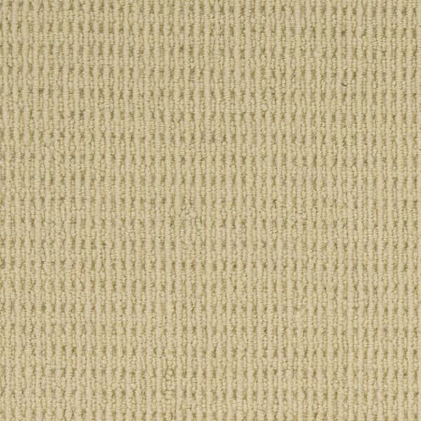Natural Harmony Terrain - Dusty Yellow - 13.2 ft. 34 oz. Wool Loop Installed Carpet