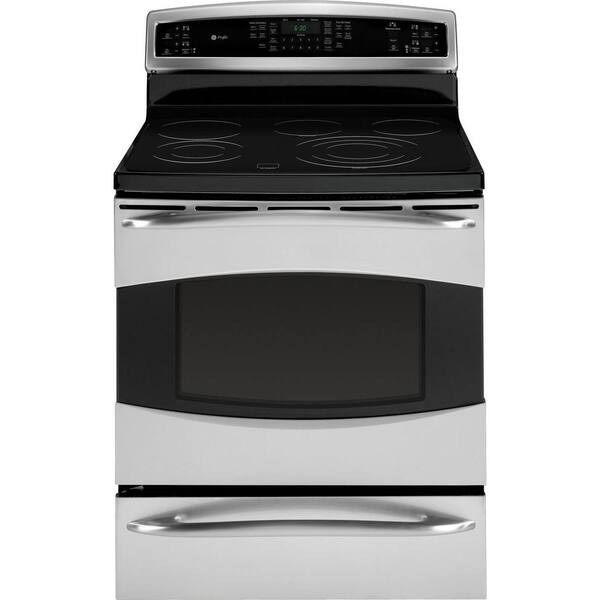 GE 5.3 cu. ft. Electric Range with Self-Cleaning Convection Oven in Stainless Steel