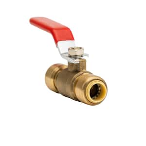 3/8 in. Brass Push-to-Connect Full Port Ball Valve