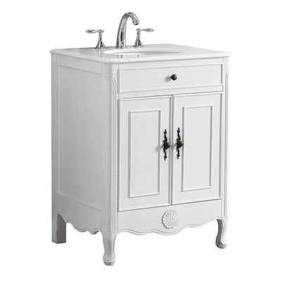 Modetti Bathroom Vanities Bath, Modetti Provence 38 Inch Single Sink Bathroom Vanity With Marble Top
