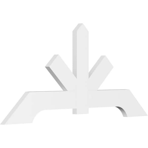 Ekena Millwork Vanguard 72 in. W x 33 in. H x 2 in. D Signature Polyurethane Bracket