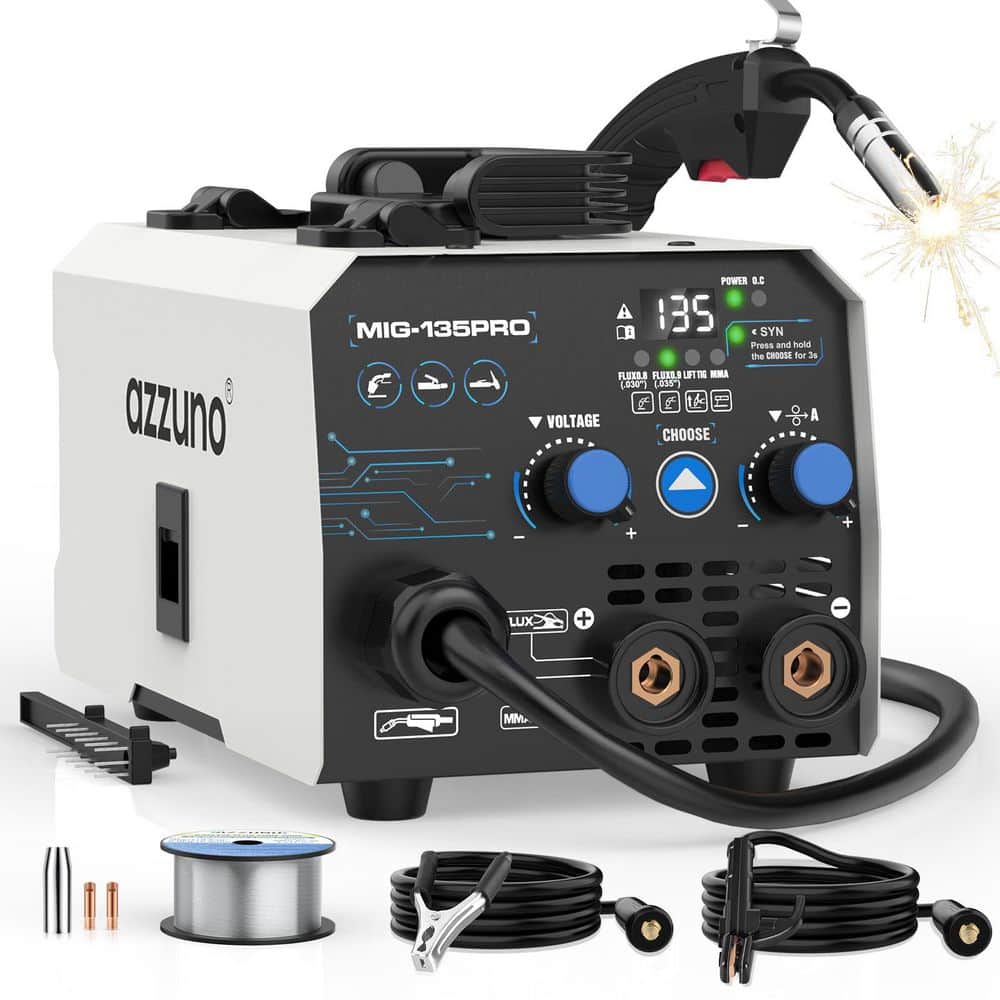 MYWISH 135 Amp 110 Volts Ultra-Portable 3-in-1 Flux Core