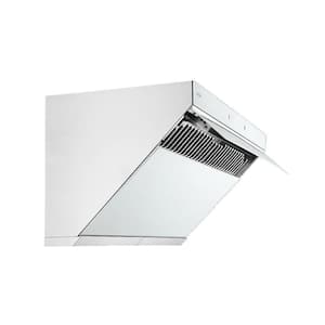 Slant Vent Series 36 in. 1000 CFM Under Cabinet or Wall Mount Range Hood with Motion Activation in White