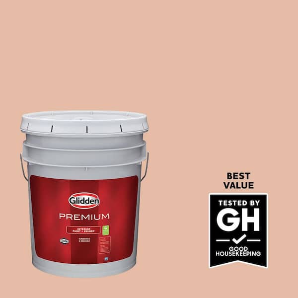 Glidden Premium 5 gal. PPG1069-3 Starfish Eggshell Interior Latex Paint