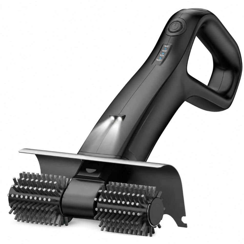 Motorized 800RPM High-Torque Grill Cleaning Brush with 2 Heads, Extended Handle, Built-in Scraper, 12.5 price history on PriceWatchPro