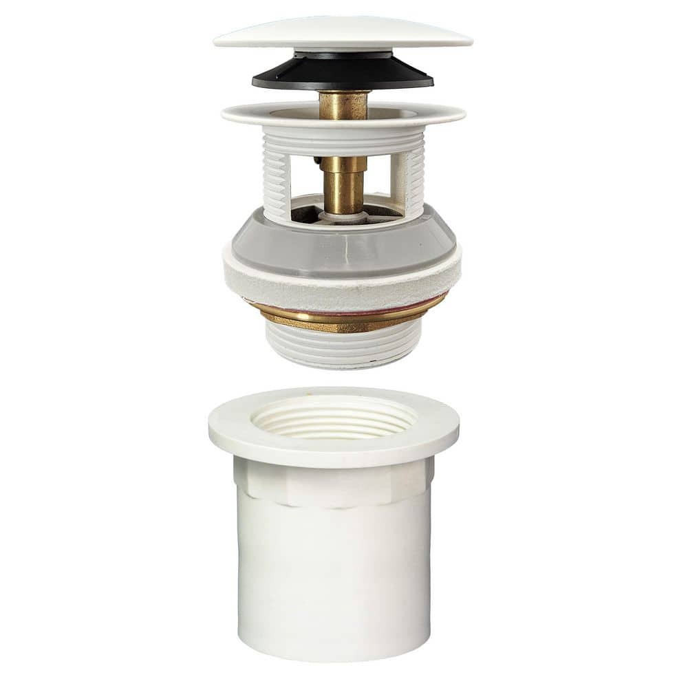 Overflow Adapter Kit Westbrass Integrated Overflow Drain 1-1/2 in. NPSM Coarse Thread Tip ...