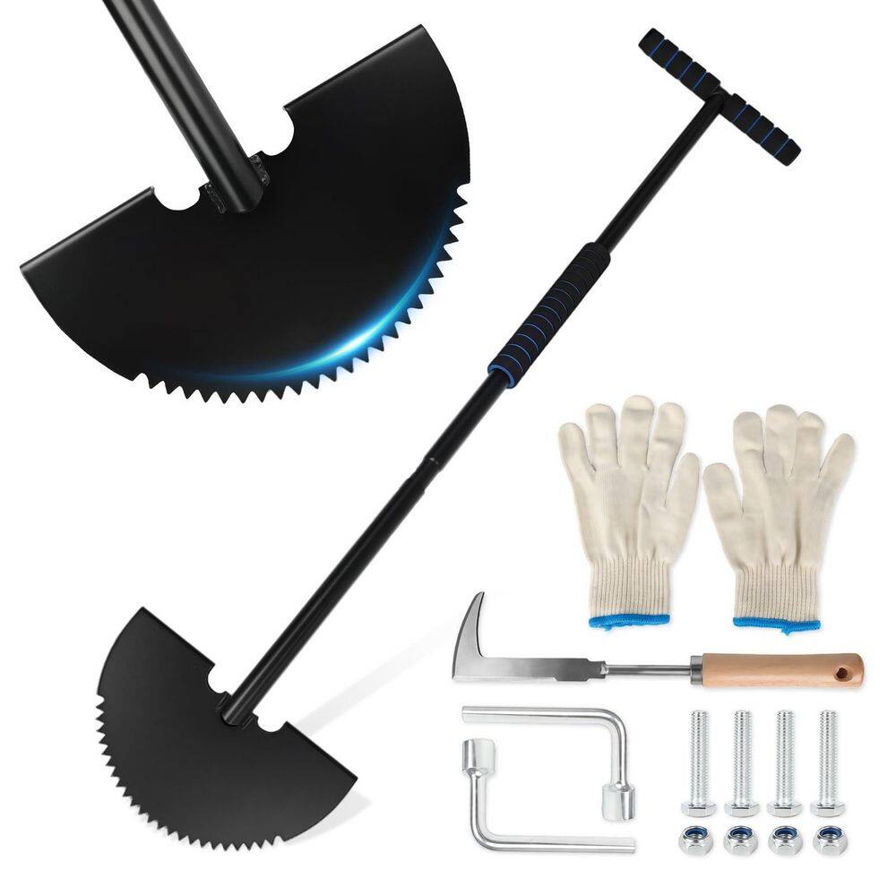 41 in. Edger Manual Lawn Tool with Saw Tooth Blade, Half Moon Garden Edging Shovel for Sidewalks, Lawns, Patios price history on PriceWatchPro