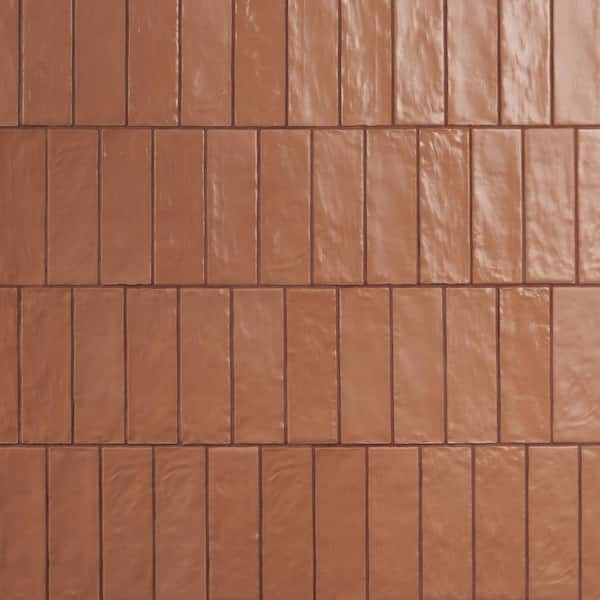Ivy Hill Tile Amagansett Terracotta 2.55 in. x 7.87 in