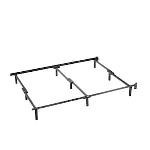 Michelle Black Twin/Full/Queen Metal Compack Adjustable Bed Frame