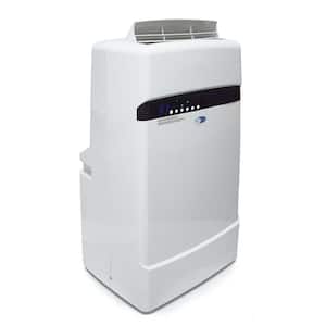 6,884 (DOE) BTU Portable Air Conditioner Cools 400 Sq. Ft. with Heater, Dehumidifier, and Remote in White