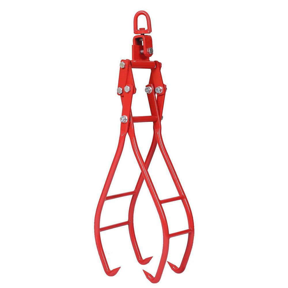 36 in. Timber Log Lifting Logging Tongs 4 Claw Grabber Tong Kit in Red price history on PriceWatchPro