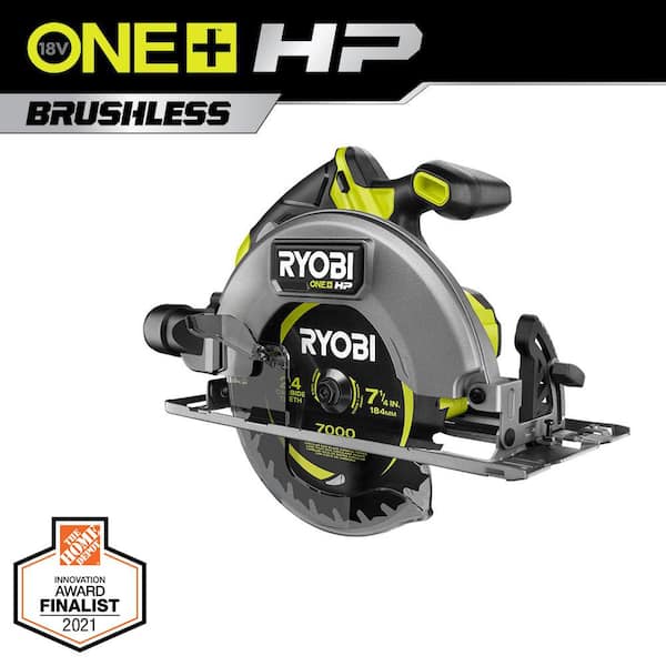 RYOBI ONE+ HP 18V Brushless Cordless 7-1/4 in. Circular Saw (Tool Only)