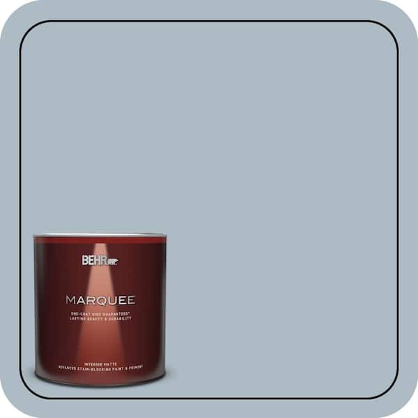BEHR MARQUEE 1 qt. #PPU14-12 Hazy Skies Matte Interior Paint & Primer