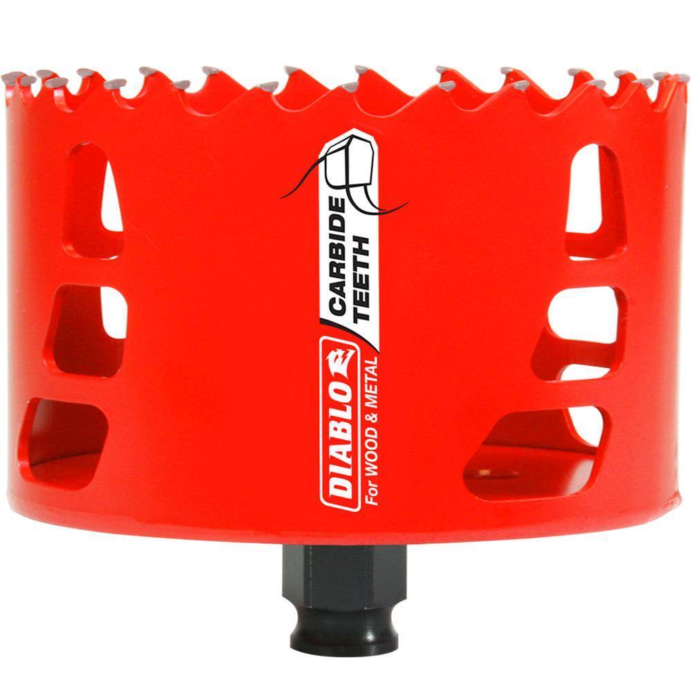 DIABLO 6 in. Carbide Hole Saw with 2-3 