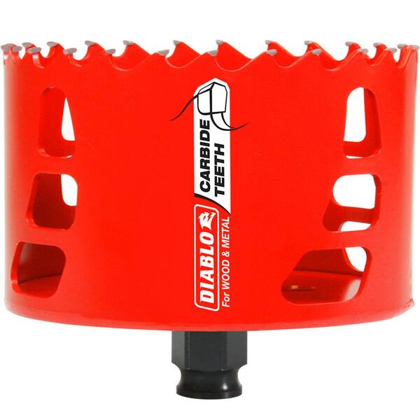 DIABLO 6 in. Carbide Hole Saw with 2-3 