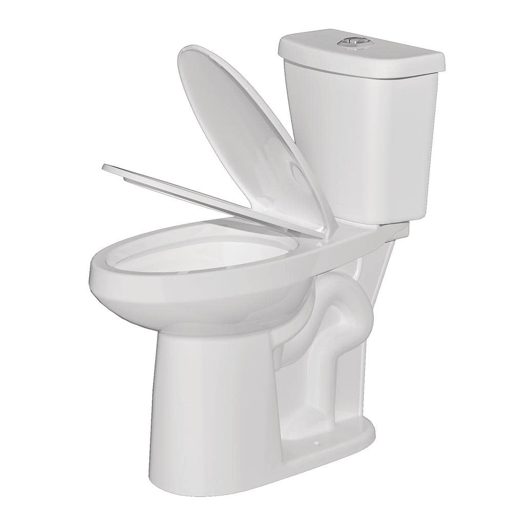 Extra Tall 21 in. 2-Piece Toilet Dual Flush 1.1/1.6 GPF Elongated White Toi