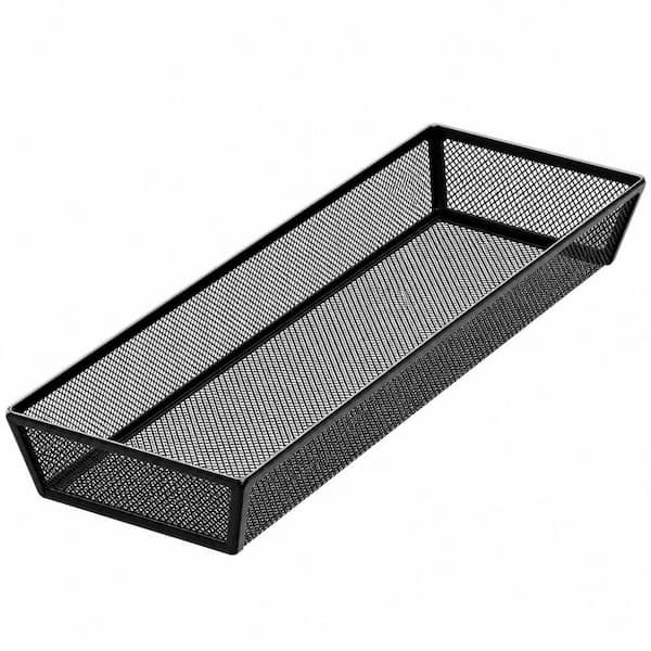 6 in. W x 15 in. D x 2 in. H Carbon Steel Silverware Utensil Organizer for Kitchen Drawer, Silverware Tray in Drawers