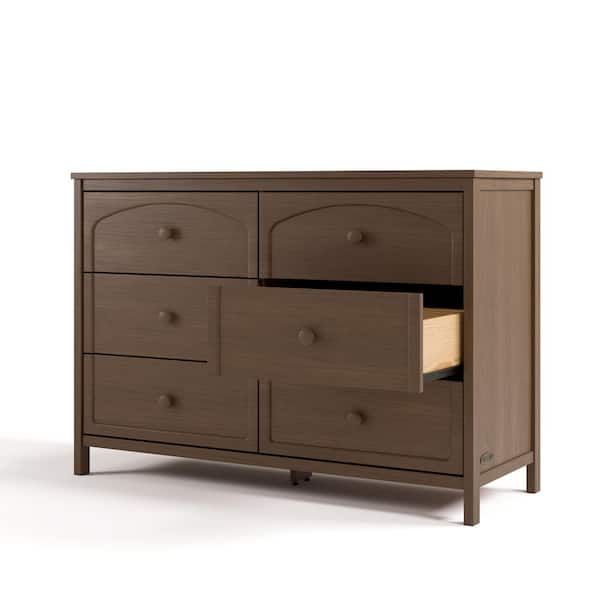 graco dresser Sasha 6 Drawer Dresser, Hazelnut resistant material that is sure to last the test of time Graco 6 Drawer Double Dresser
