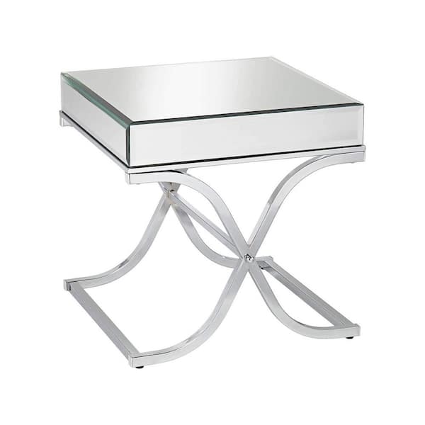 William's Home Furnishing Sundance 24 in. Chrome End Table