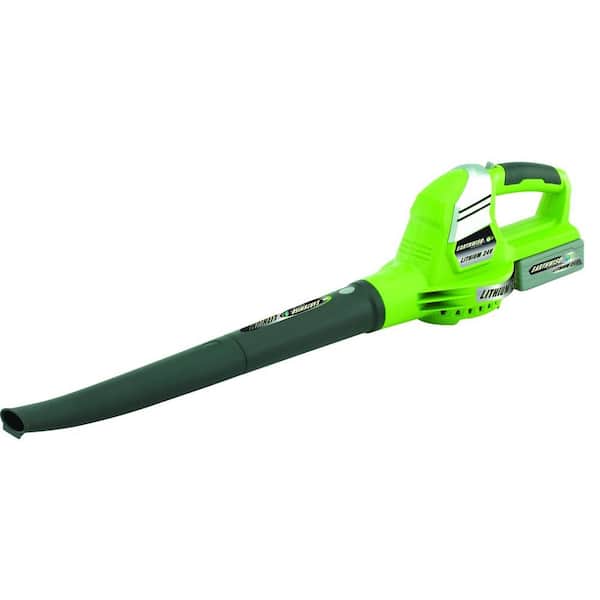 Earthwise 130 MPH 71 CFM 24-Volt Lithium-Ion Cordless Leaf Blower