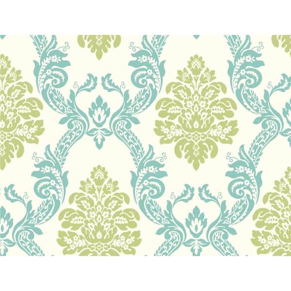 York Wallcoverings Pattern Play Ogee Damask Paper Strippable Roll Wallpaper (Covers 60.75 sq. ft.)
