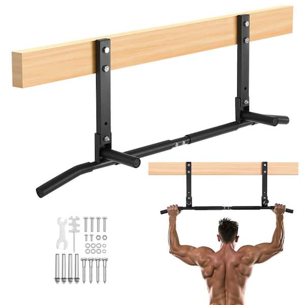 Joist Mount Pull Up Bar, Ceiling Mounted Chin Up Bar for Home Gym, Multi-Grip Pull Ups, 42 in. 440 lbs. Capacity