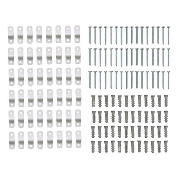 ClosetMaid Metal Shelf Clips for Wire Shelving (48-pack) 7556